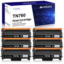 6Pack TN760 Toner For Brother TN730 MFC-L2710DW L2730DW DCP-L2550DW HL-L2350DW