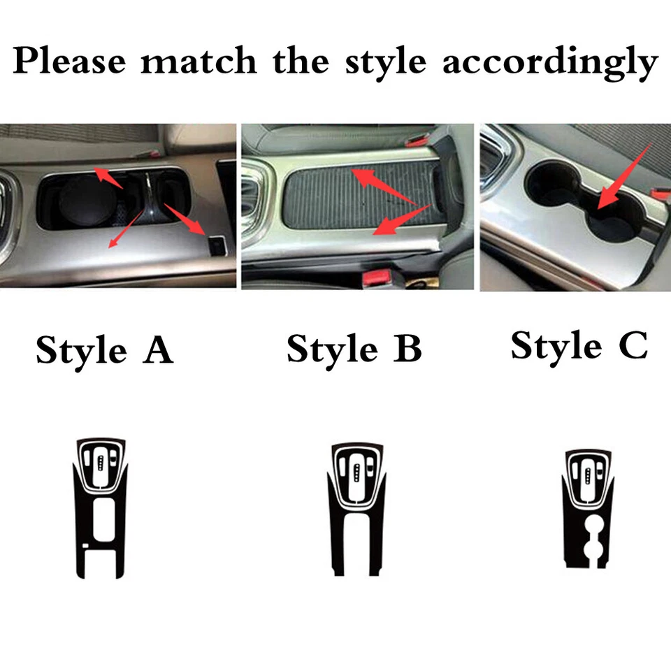 For Chevrolet Malibu 2012-2015 Carbon Fiber Pattern Interior DIY Trim Decals - Image 2 of 4