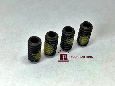 Whelen Lightbar Tinnerman Set of 4 Set Screws 9M Edge Liberty Patriot Freedom