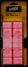 vintage Toko System-3 snowboard ski hot wax - red - 120g / 4.2oz