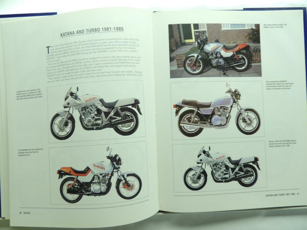 1996 The Illustrated Motorcycle Legends Suzuki By Roy Bacon Book