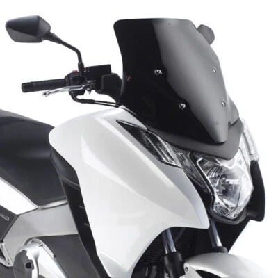 Pare-Brise Coupole Noir Bas Sportif D1109B Honda Integra 750 2014-2020 - Photo 1/3