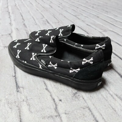 Vintage Vans Syndicate x WTAPS Crossbones Slip On Shoes Size 9.5