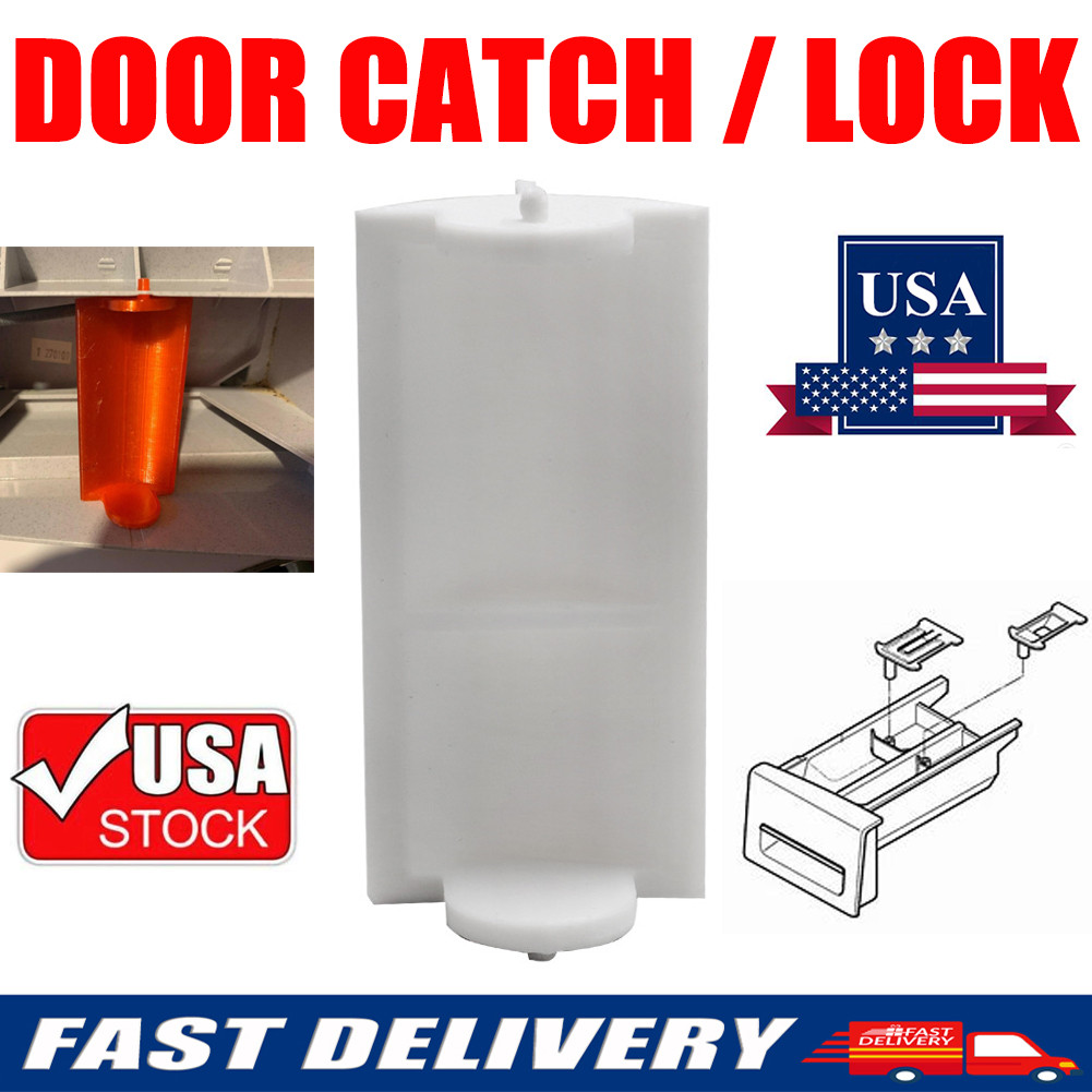 Washer Dispenser Drawer Latch Door Catch Lock For Electrolux 137146000 1349671