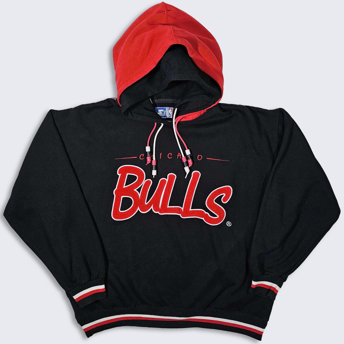 Chicago Bulls Vintage 90s Starter Hoodie Sweatshirt - NBA Chicago Bulls Vintage 90s Starter Hoodie Sweatshirt - NBA