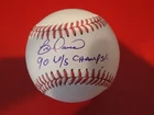 Eric Davis Signed MLB Baseball W/ 90 WS CHAMPS JSA WC627430