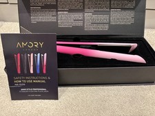 Amory London Titanium Hair Straighteners Pink Soho Edition