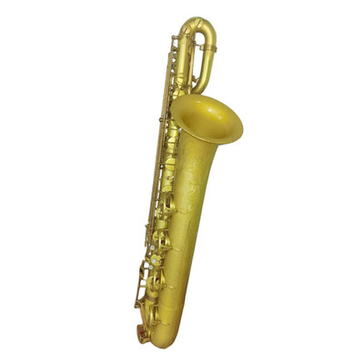 Pro use Eastern Music yellow shell lacquered Low A bari sax Baritone Saxophone