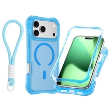 Magnetic Car Mount Shockproof Cover Case for iPhone 17 16 15 14 13 12 Pro Max