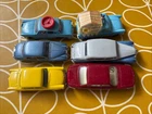 6 VARIOUS DINKY AND CORGI VINTAGE DIECAST MODELS - Incl THAMES ICE CREAM VAN