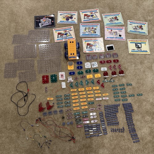 Snap Circuits HUGE Mixed Lot + Rover + Manuals + Base Grids | Untested | AS-IS