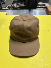 Vintage USA Thinsulate Mens Tan Duck Canvas Trapper Hunting Hat Ear flap Classic