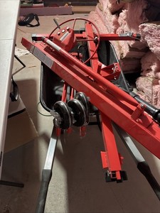 Drywall Rolling Lifter Panel Hoist Jack 11FT Plasterboard Jack Carrier 150lbs