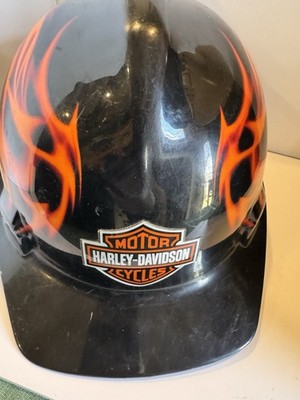 Willson Type I Class E Ratchet Hard Hat Black Harley-Davidson Graphics
