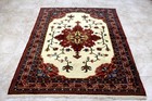 8X6 MASTERPIECE MINT HAND KNOTED 400+KPSI VEGETABLE DYE HERIZZ SERAPI WOOL RUG — photo 1
