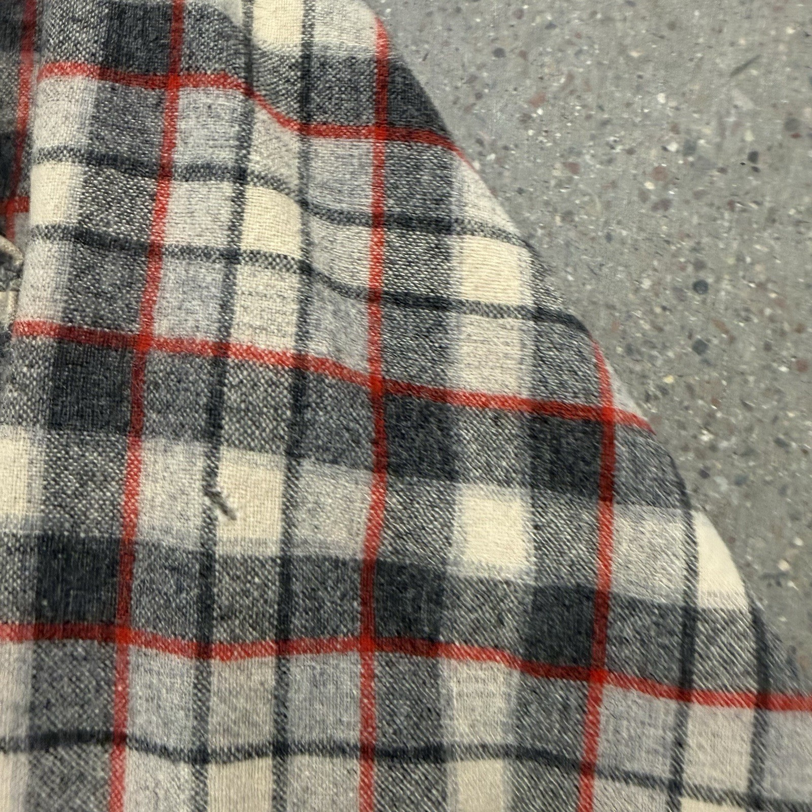 Vintage Pendleton loop collar flannel 100% wool s… - image 6