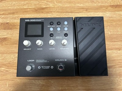 NUX MG-300 Multi-Effects Pedal Guitar Loop & Drum Functions Used