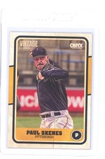 PAUL SKENES 2025 ONYX VINTAGE BASEBALL BASE CARD PIRATES PROSPECT RC ROOKIE