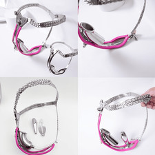 Male Stainless Steel Chastity Belt Beads Plug Pants Restraint Bondage BDSM SUBS