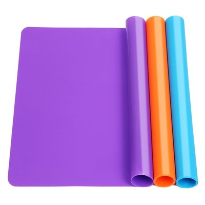 3 Pack Silicone Mats for Crafts, Premium Playdough Mat,A3 Size Silicone Sheet...