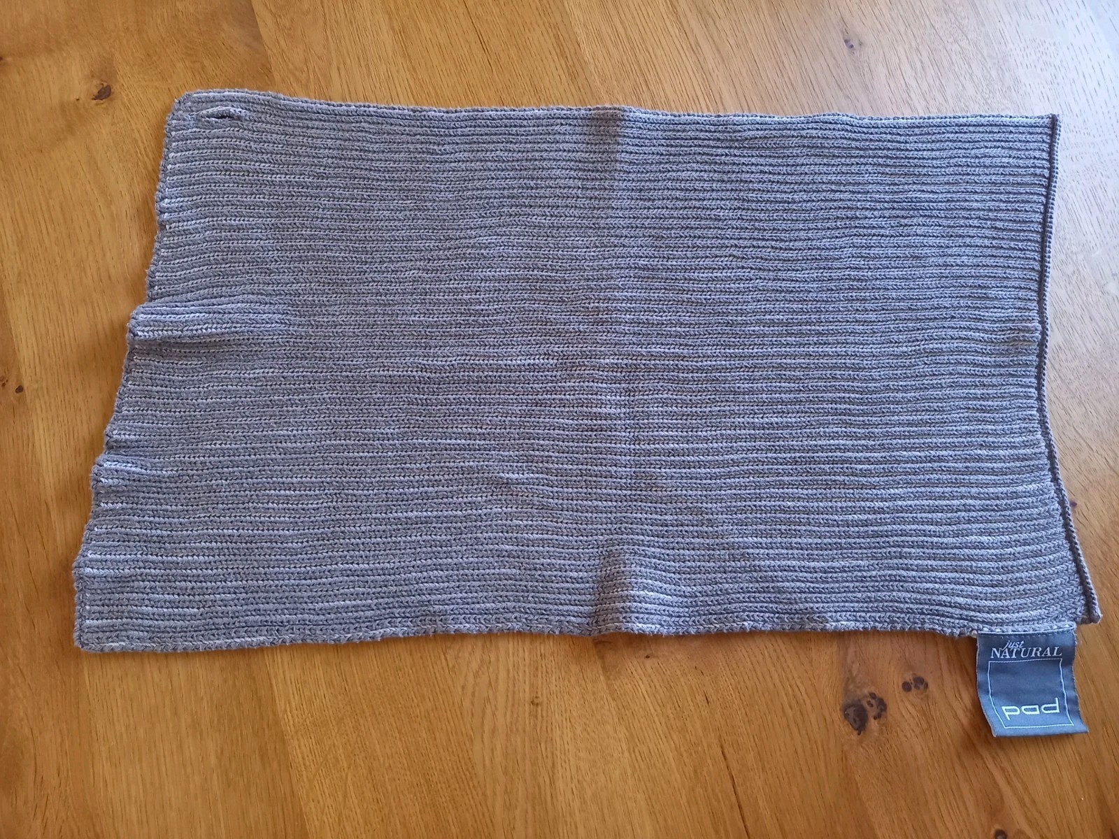 pad Handtuch, pad just NATURAL, 50cm x 30cm, Baumwolle, Rippstrick-Gewebe, neu