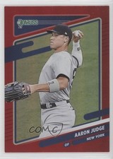 2021 Panini Donruss Variation Holo Red Aaron Judge (Throwing) #182 0h6w