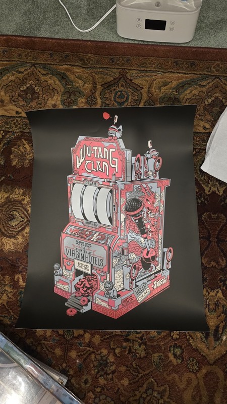 Wu-Tang September 28 2024 Las Vegas Poster