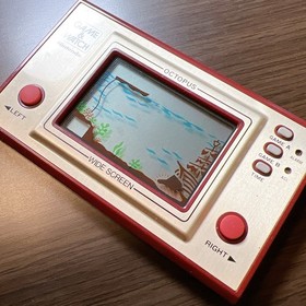 【USED】NINTENDO GAME AND & WATCH Octopus Wide Screen1981 Direct From Japan