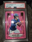 2025 Panini Donruss Elite - Rookies Jaxson Dart #103 Pink Ink (RC)