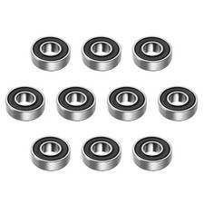 698-2RS Deep Groove Bearings Sealed 8x19x6mm Carbon Steel for Equipment 10Pcs
