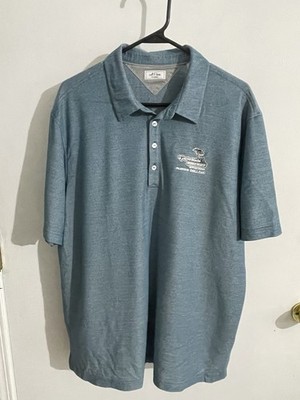 Adi Pure Adidas Polo Shirt Taylor Made Pebble Beach Invitational XL Wool Poly