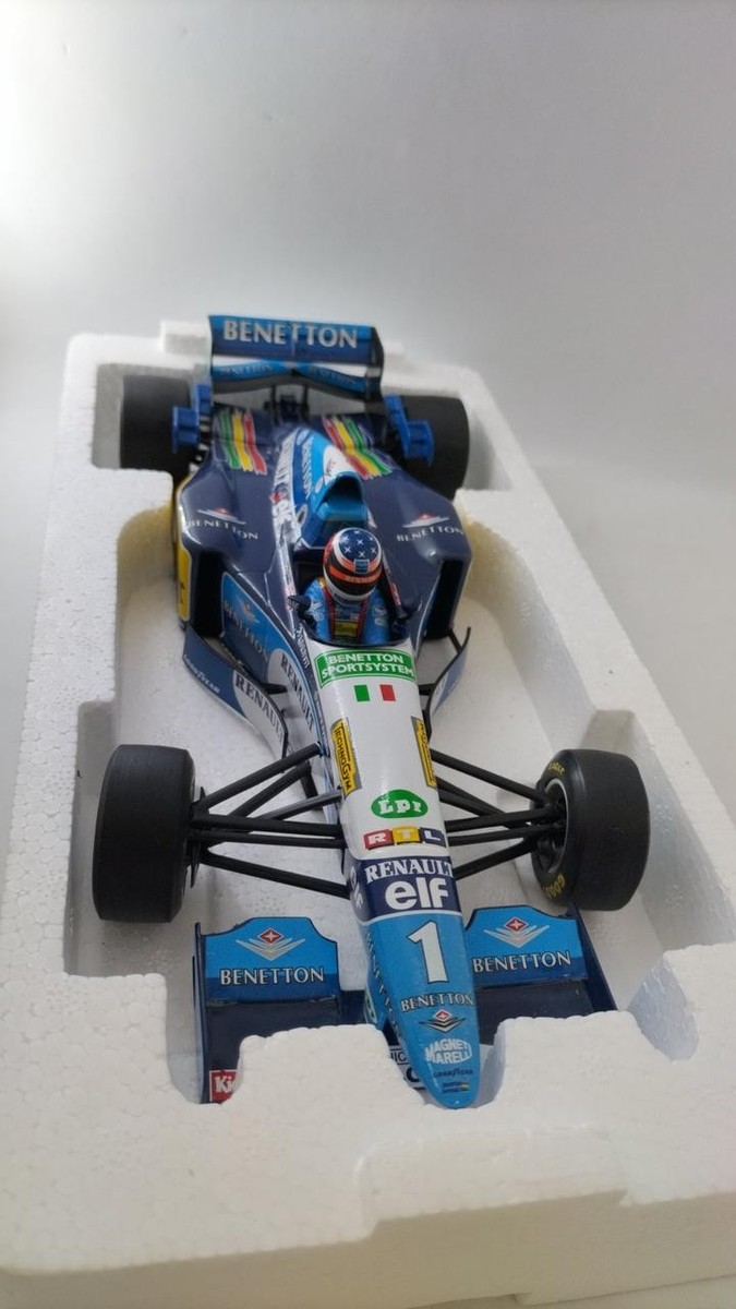 ミニカー MINICHAMPS BENETTON RENAULT B195 1/18 1/18 Minichamps - 1995 BENETTON-RENAULT B195 #1 MICHAEL