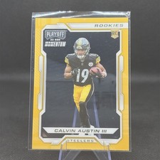 Calvin Austin III PMR-32 2022 Chronicles Playoff Momentum Rookies Steelers Card