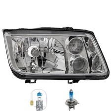 Scheinwerfer rechts inkl. Premium Lampen für VW Bora 1J2 mit Nebelscheinwerfer