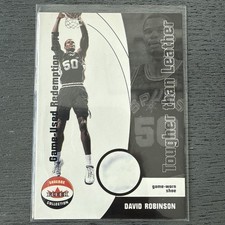 2001-02 Fleer Shoebox Tougher Than Leather REDEMPTION CARD #NNO David Robinson
