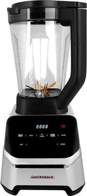 Gastroback Design Multi-Power Mix & Soup Standmixer, schwarz-silber
