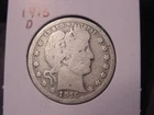 1916-D BARBER QUARTER POPULAR BETTER DATE FREE SHIPPING