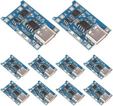 10Pcs TP4056 Type-C USB 5V 1A 18650 Lithium Battery Charger Module Charging Boar