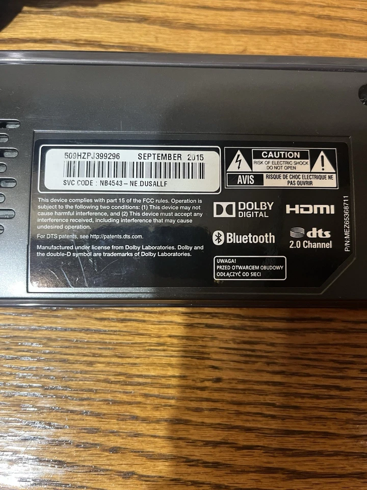 LG NB4543 Sound Bar with Power Adapter – Bluetooth – Tested – Works Great - Image 2 of 4