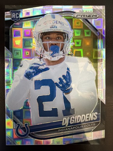 DJ GIDDENS 2025 PANINI PRIZM ROOKIE FOOTBALL PANDORA COLTS RC /400