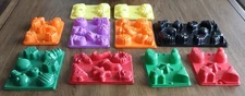 Lot of 10 Jello Molds Easter HALLOWEEN Christmas