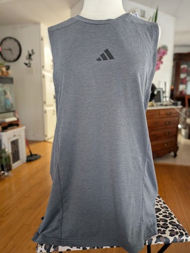 Adidas Men's D4T Workout Tank Top IS3819 Gray Size M New With Tags