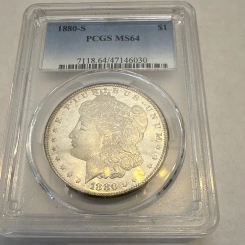 1880 Morgan Silver Dollar San Francisco PCGS MS64 Uncirculated