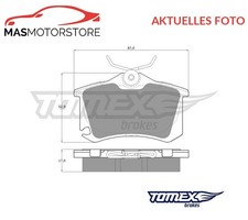 SATZ BREMSBELÄGE BREMSKLÖTZE HINTEN TOMEX BRAKES TX 15-22 P FÜR AUDI A2,8Z0