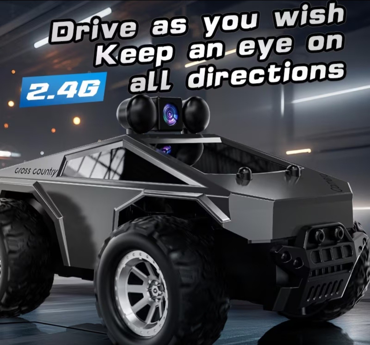 Cyber Truck with Camera & Live Video, Goggles-like View, All