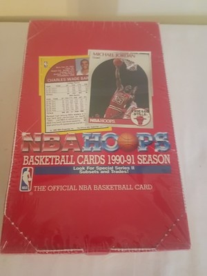 1990-91 NBA Hoops Series 2 Basketball Cards Box Factory Sealed 36 Packs
