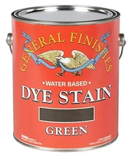 1 Gallon Green Ultra Penetrating Wood Stain Water Based Deep Rich Colors