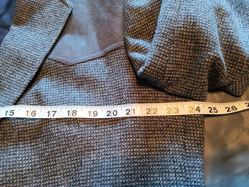 Pendleton Men's Wool Jacket With Suede Elbows and… - image 12