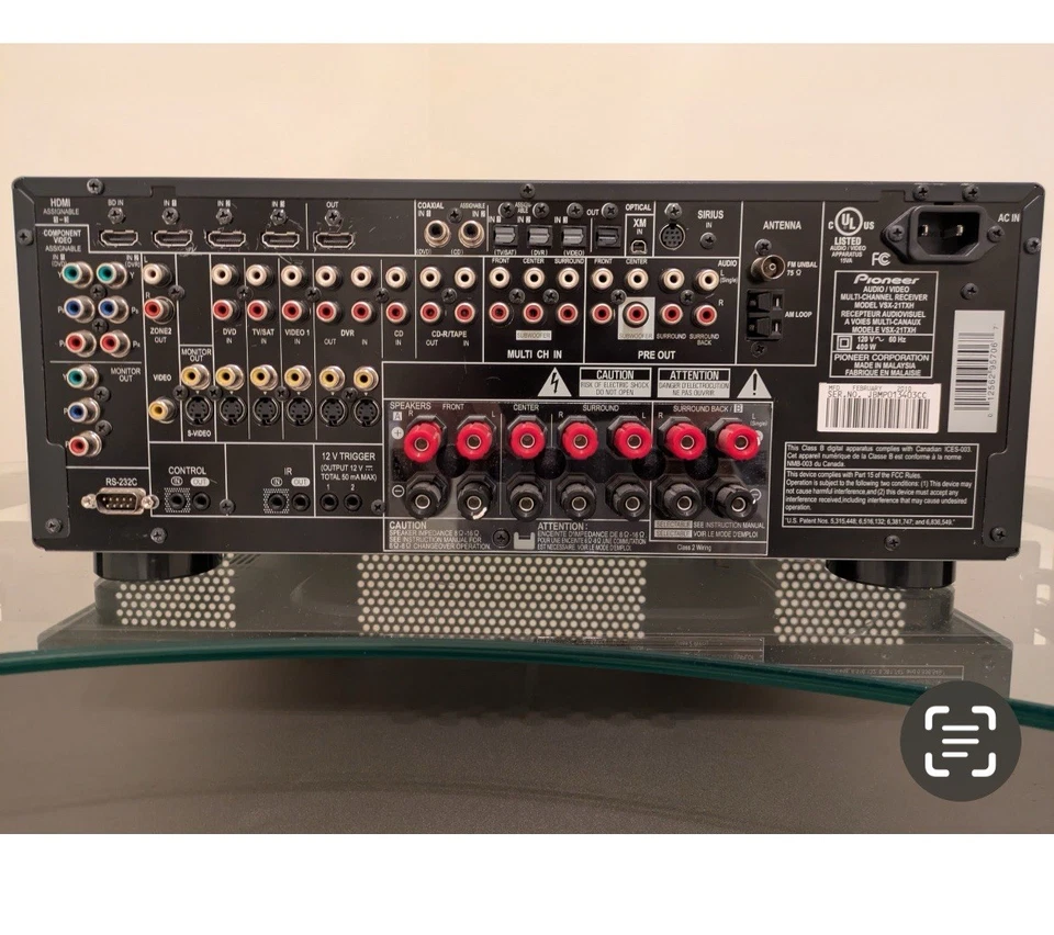 Vintage Pioneer Elite MULTI-CHANNEL RECEIVER MODEL VSX-21TXH RECEPTEUR - Image 2 of 3