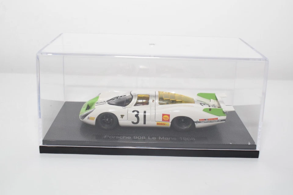 B94 EBBRO RACING 44288 PORSCHE 908 LE MANS 1968 BLANCO VERDE SIN USAR, EN CAJA Foto 2 de 4